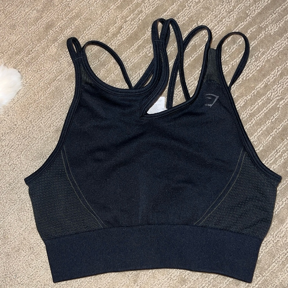 Gymshark black sports bra